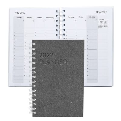 Leather Spiral Weekly Planner 5.25" x 8.25"