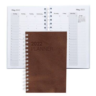 Leather Spiral Weekly Planner