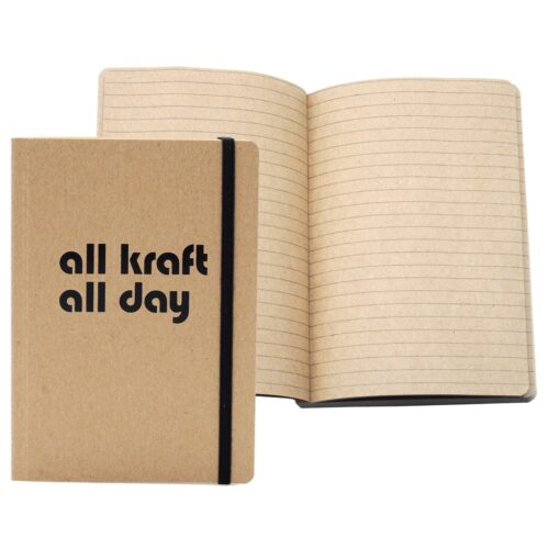 5" x 7" Recycled Kraft Perfect Bound Journal