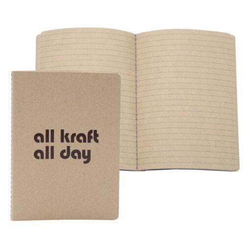 3.5" x 5" All Kraft Commuter Stitched Journal-1