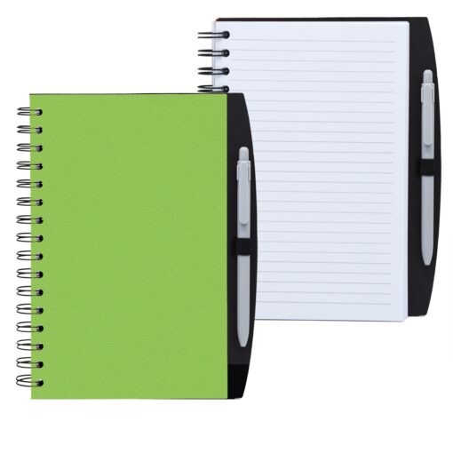 5.25" x 8.25" Spiral Journal with Pen-8