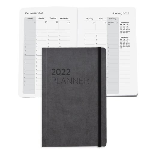Boardroom Faux Leather Perfect Bound Weekly Planner Journal Book-10