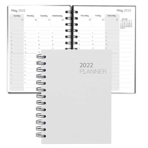 Boardroom Faux Leather Spiral Weekly Planner-2