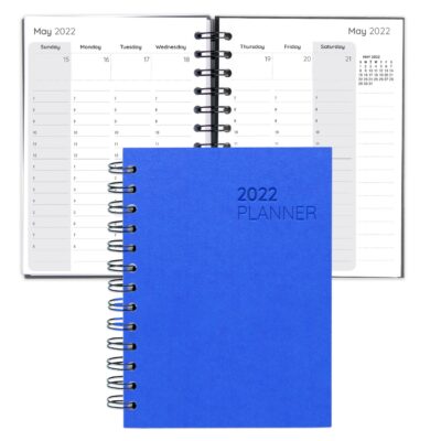 Boardroom Faux Leather Spiral Weekly Planner-1