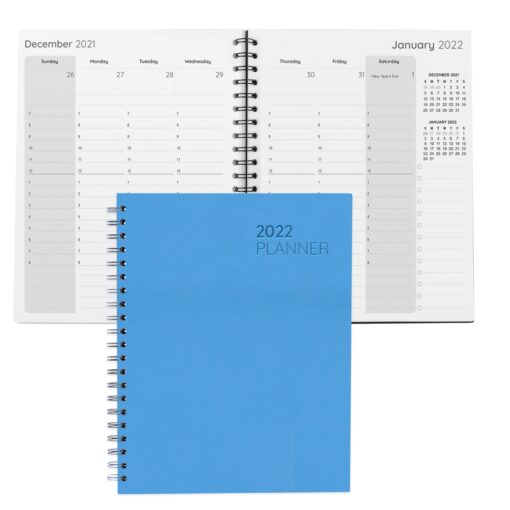 Boardroom Faux Leather Spiral Weekly Planner-2