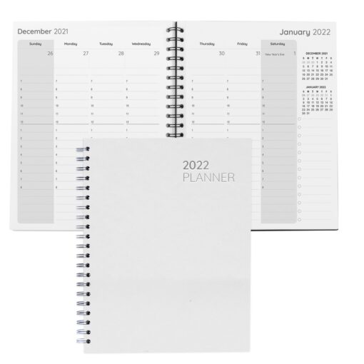 Boardroom Faux Leather Spiral Weekly Planner-3