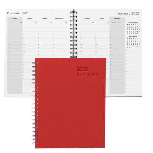 Boardroom Faux Leather Spiral Weekly Planner-6