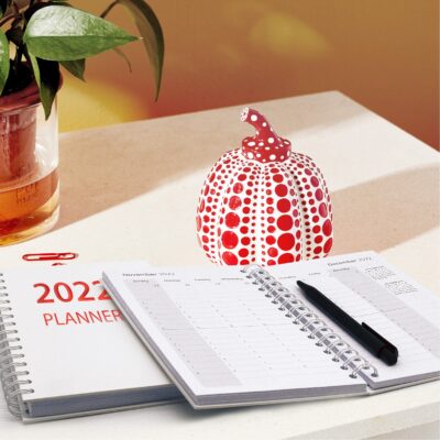 Full Color Spiral Weekly Planner notebook 5.25" x 8.25"-1