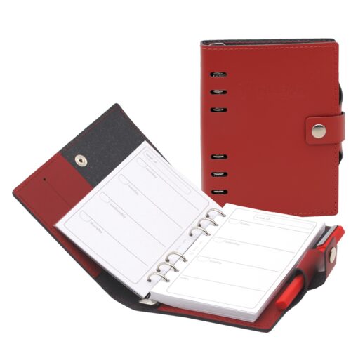 Infinity Leather Sleek Design Journal - 4.25"x6.75"-1
