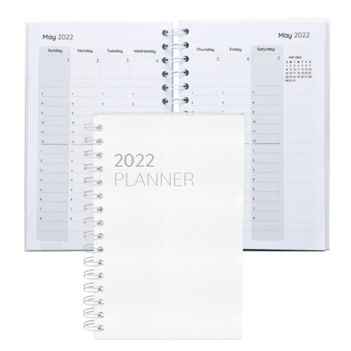Leather Spiral Weekly Planner 5.25" x 8.25"-2