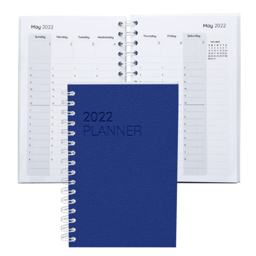 Leather Spiral Weekly Planner 5.25" x 8.25"-5
