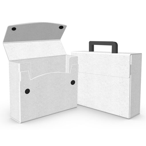 Medium Portfolio Briefcase Style w/ Snaps or Velcro? (12.25"x9.5"x3")-5