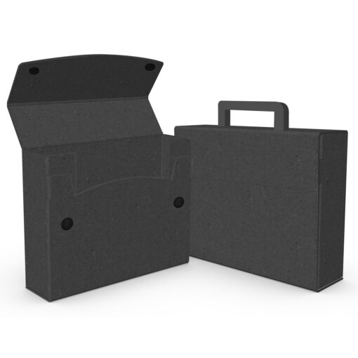 Medium Portfolio Briefcase Style w/ Snaps or Velcro? (12.25"x9.5"x3")-6