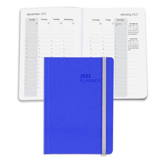 Senzabrite Faux Leather Perfect Bound Weekly Planner Journal Book-4