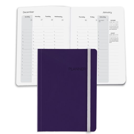Senzabrite Faux Leather Perfect Bound Weekly Planner Journal Book-7