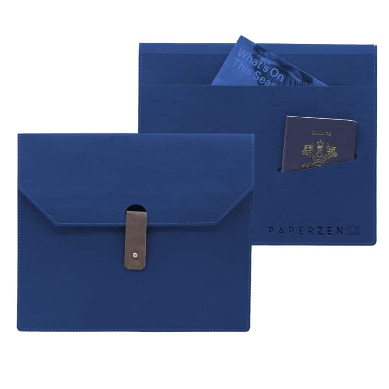 Custom 12"x9" Paperzen MULTIPOCKET FOLIO - 3