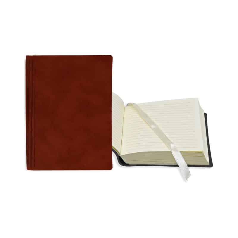 Custom 3" x 4" Leather Bookbound Journal - 3