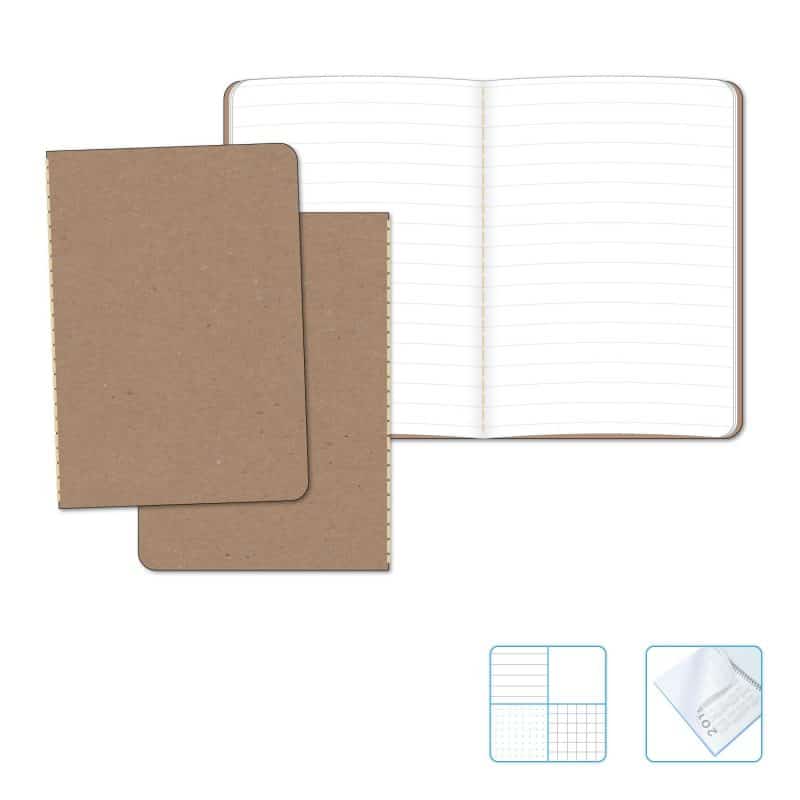Custom 3.5" x 5" Classic Commuter Stitched Journal - 2