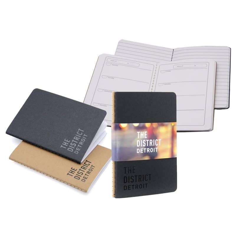Custom 3.5" x 5" Set of 2 Commuter Stitched Journals - 2