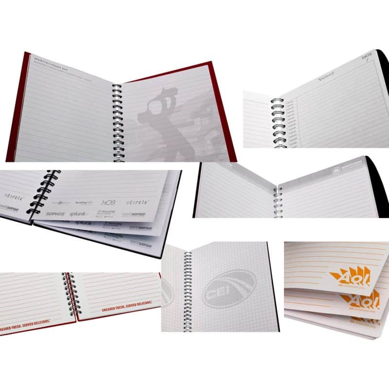 Custom 5" x 7" Classic Spiral Journal Notebook - 6