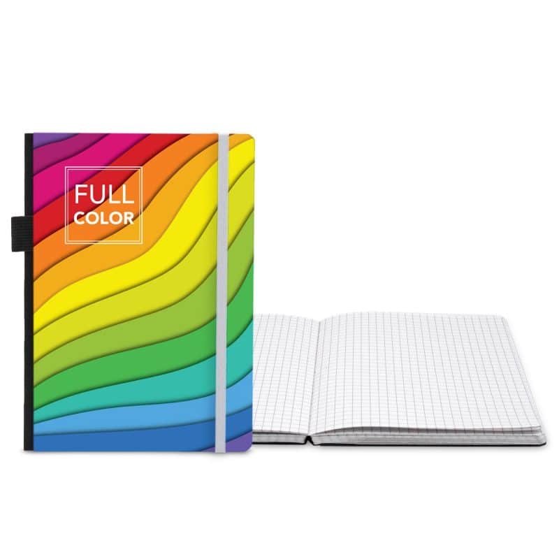 Custom 5" x 7" Contempo Full Color Book Bound Journal - 1