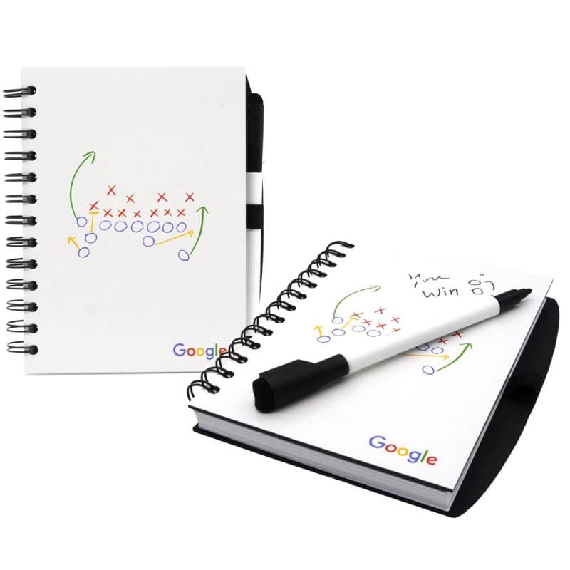 Custom 5" x 7" Dry Erase Spiral Journal - 1