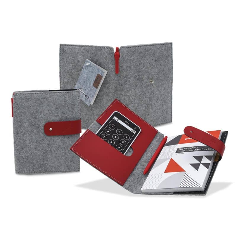 Custom 5" x 7" Feltro Collection Refillable Journal Set - 8