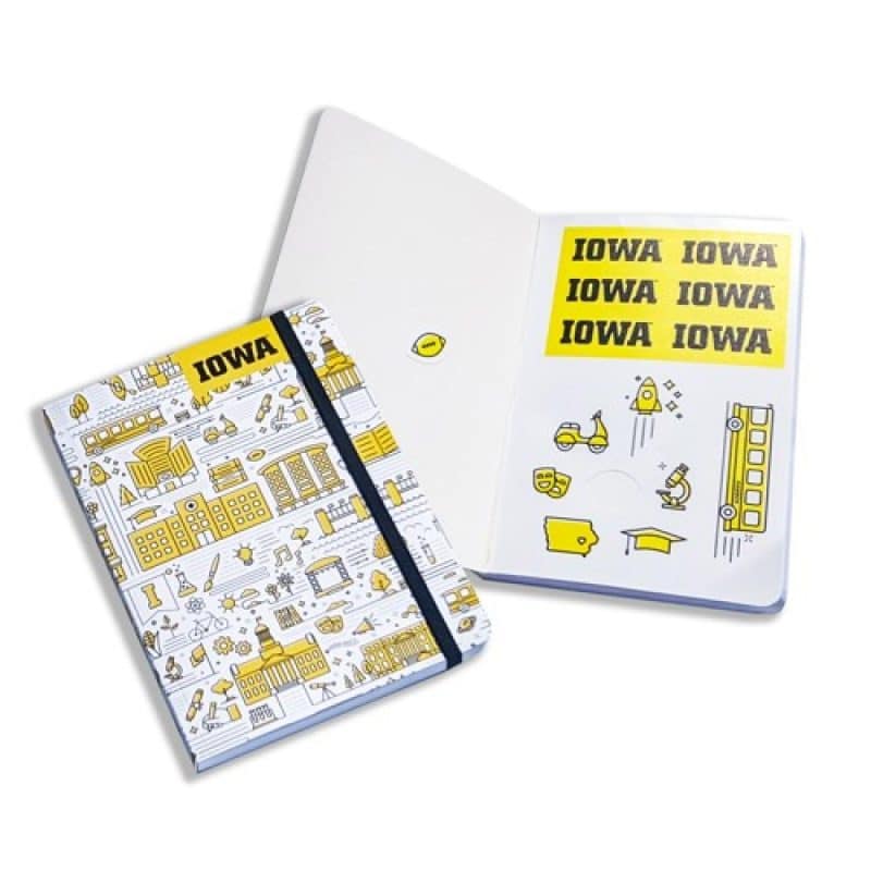 Custom 5" x 7" Full Color Perfect Bound Sticker Journal - 1