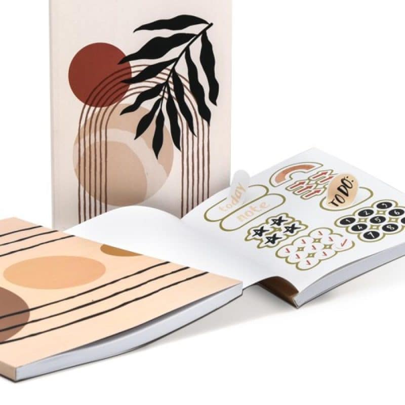 Custom 5" x 7" Full Color Perfect Bound Sticker Journal - 2