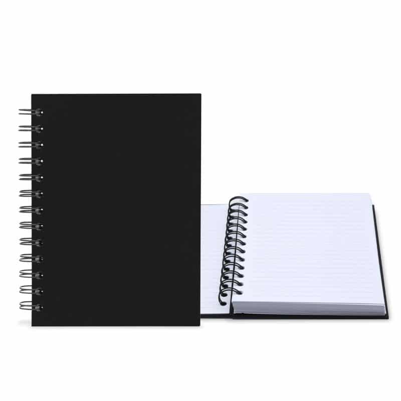 Custom 5" x 7" Premium Leather Spiral Journal - 2