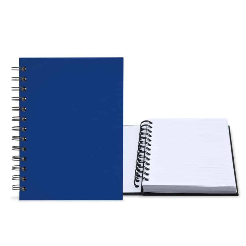 Custom 5" x 7" Premium Leather Spiral Journal - 7