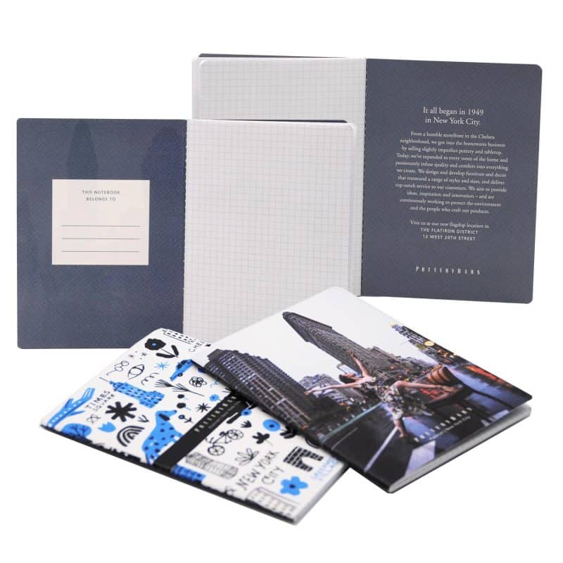 Custom 5" x 7" Set of 2 Commuter Stitched Journals - 2
