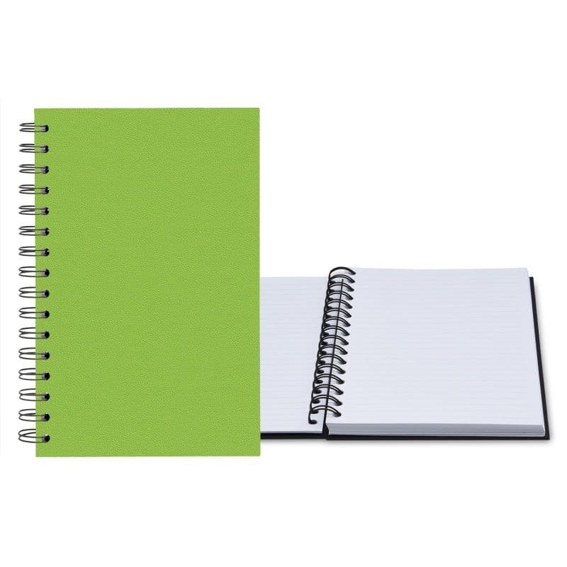 Custom 5.25" x 8.25" Senzabrite Medium Spiral Journal - 4