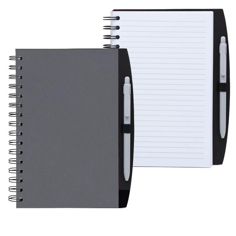 Custom 5.25" x 8.25" Spiral Journal with Pen - 5