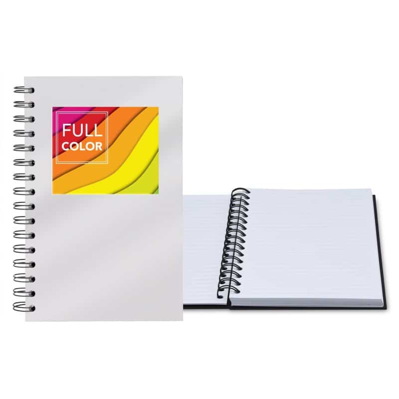 Custom 5.25" x 8.25" Window Spiral Journal - 2