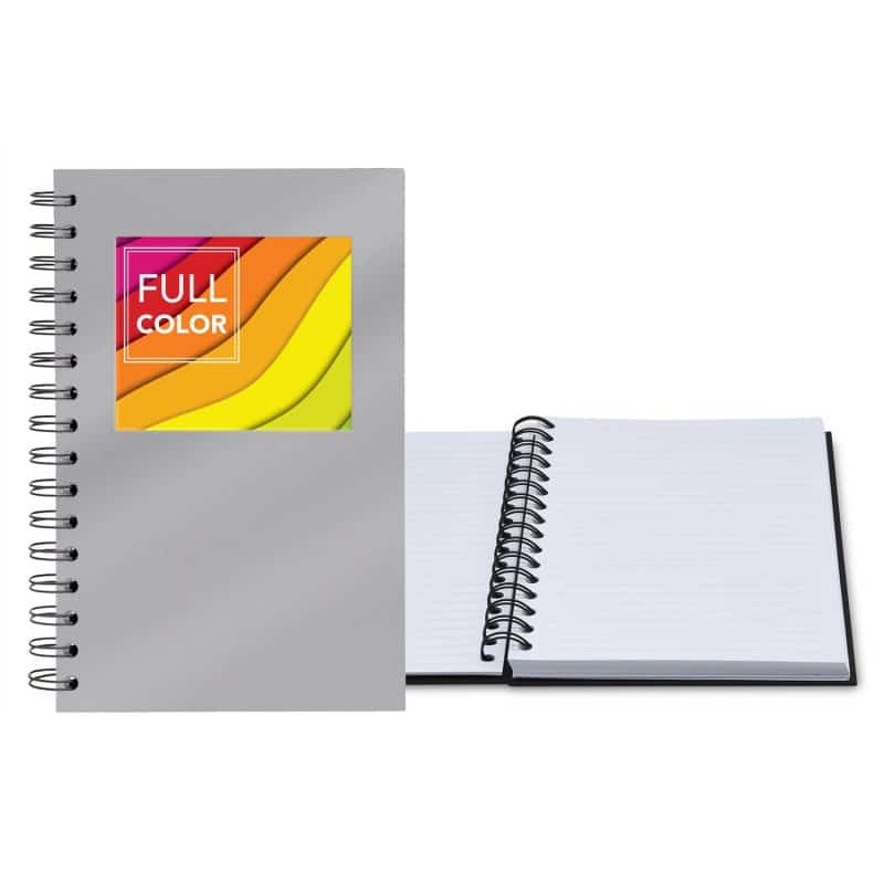 Custom 5.25" x 8.25" Window Spiral Journal - 4