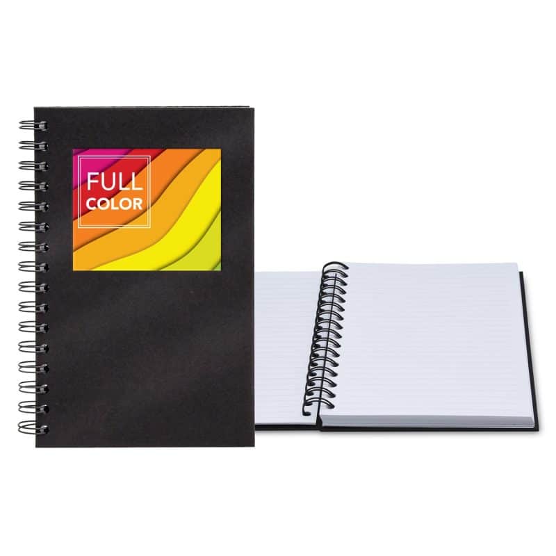 Custom 5.25" x 8.25" Window Spiral Journal - 5