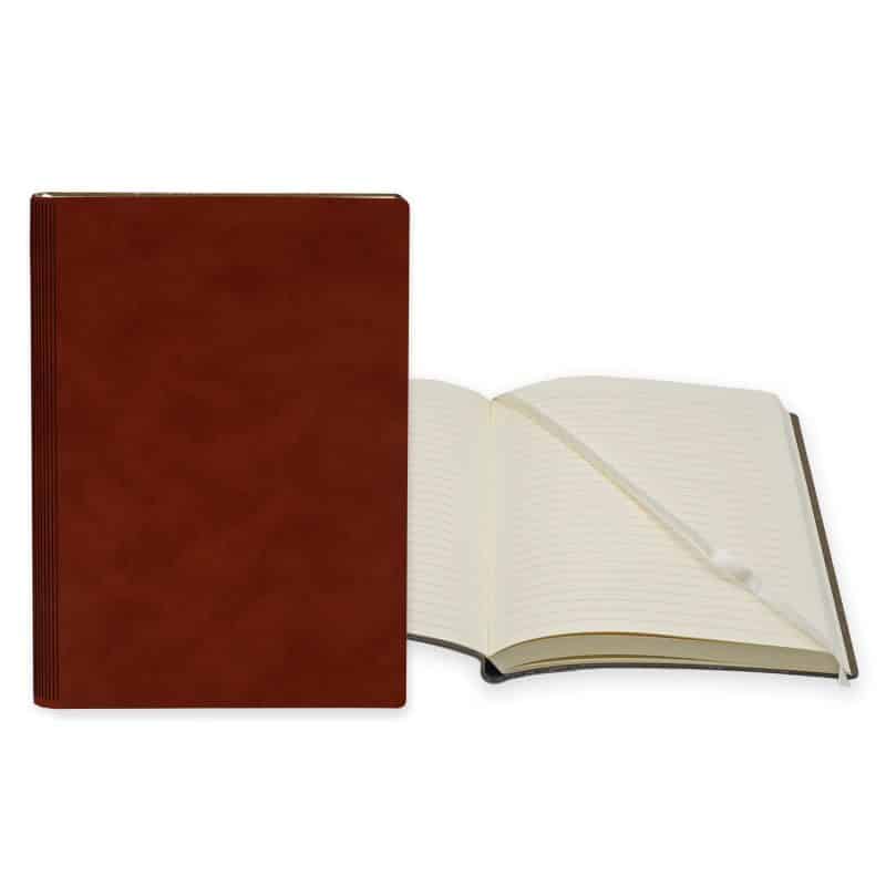 Custom 5.75" x 8.5" Leather Bookbound Journal - 2