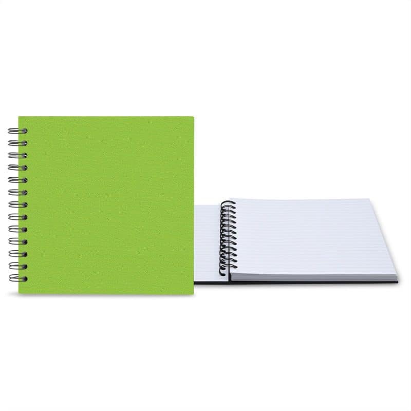 Custom 7" x 7" Senzabrite Square Spiral Journal - 3