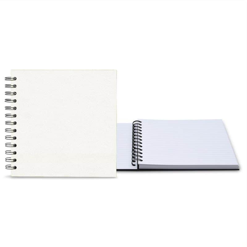 Custom 7" x 7" Senzabrite Square Spiral Journal - 4