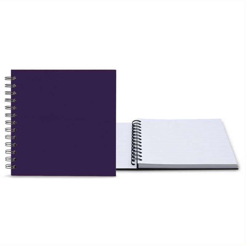 Custom 7" x 7" Senzabrite Square Spiral Journal - 6