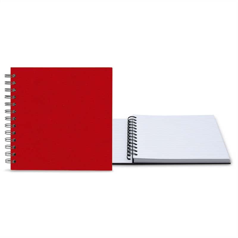 Custom 7" x 7" Senzabrite Square Spiral Journal - 7