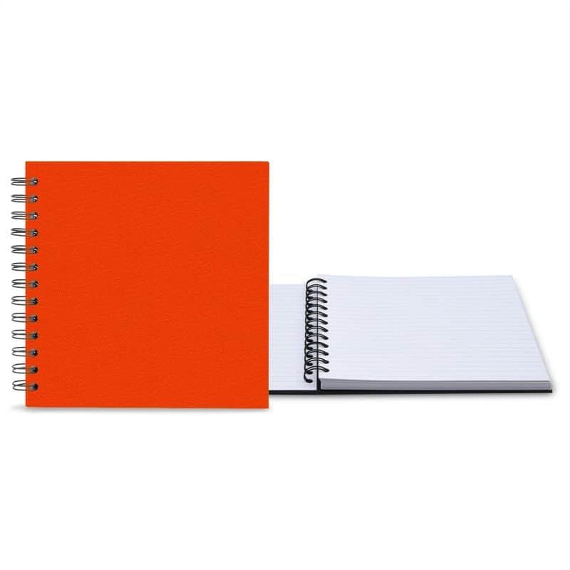 Custom 7" x 7" Senzabrite Square Spiral Journal - 8