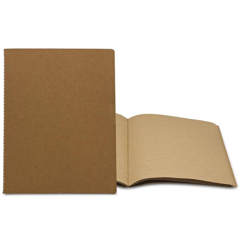 Custom 7" x 9" All Kraft Commuter Stitched Journal - 2