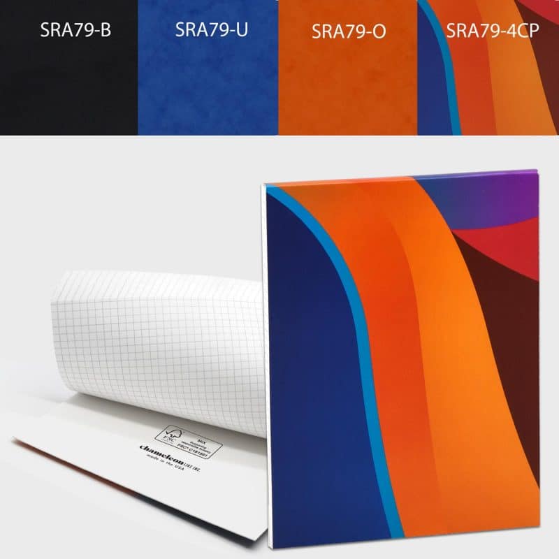 Custom 7" x 9" Full Color Sierra Jotter Notepad - FSC Certified - 1