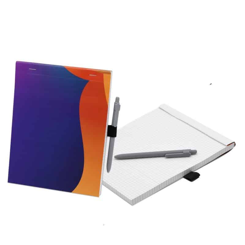 Custom 7" x 9" Full Color Sierra Jotter Notepad - FSC Certified - 4