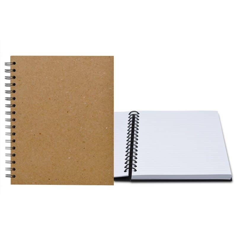 Custom 7" x 9" Recycled Spiral Journal - 2