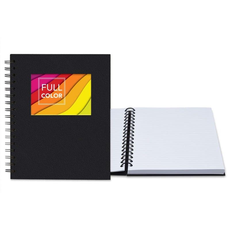 Custom 7" x 9" Senzabrite Window Spiral Journal - 1