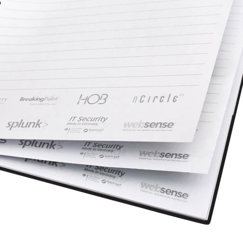 Custom 7" x 9" Set of 3 Full Color Stitched Commuter Journals - 2