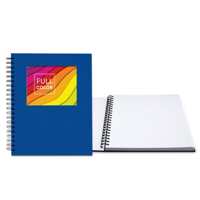 Custom 8.5" x 11" Senzabrite Window Spiral Journal - 2